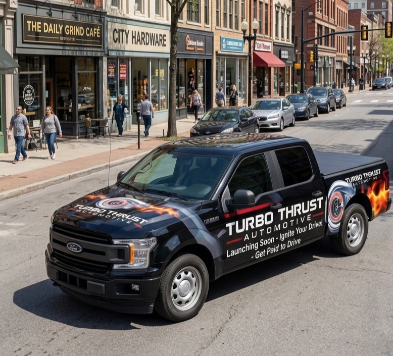 Turbo Thrust Semi Truck Wrap